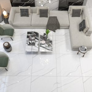 ALBEERTO White Nano Polish ‎80x80‎ cm