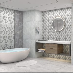 MIDEN STONE Dark Gray Glossy 30x90 cm