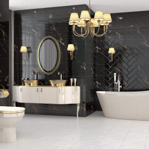 DIGNITY Golden Glossy 30×90‎ cm