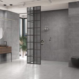 MELODY Dark Gray Glossy 30x90 cm
