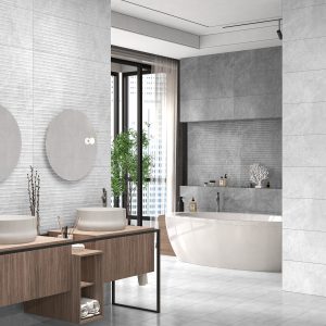 SHAYNA Dark Gray Sugar Effect 30×90‎ cm